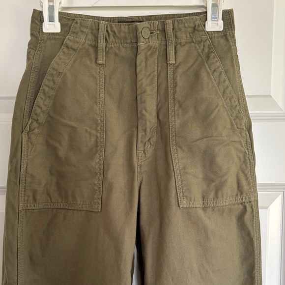 MOTHER Pants - Mother The Fangirl Fatigue Flood. Wash: dried herb. Size 24